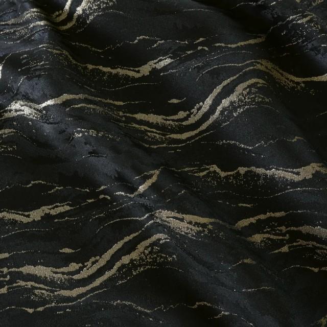 Tkanina na obrus plamoodporny marmurek czarno złoty 315 – Na metry – zdjęcie 1