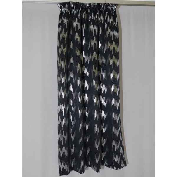 Zasłona czarno srebrna zaciemniająca cekiny 316 – Zasłony – zdjęcie 2