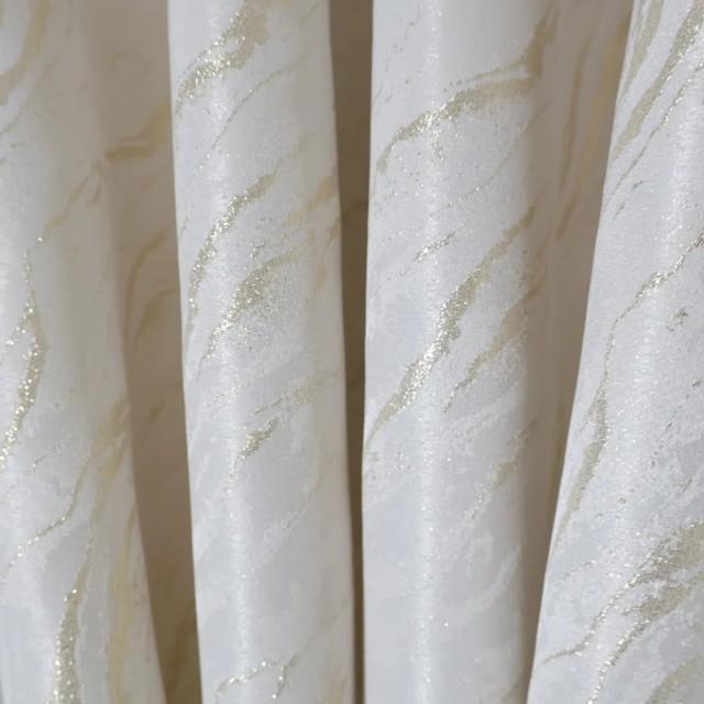 Zasłona kremowo złota marmurek 317 – Zasłony – zdjęcie 1