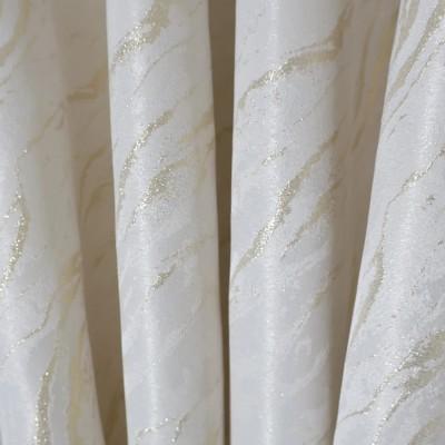 Zasłona kremowo złota marmurek 317 – Zasłony – zdjęcie 1
