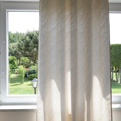 Zasłona kremowo złota marmurek 317 – Zasłony – zdjęcie 2