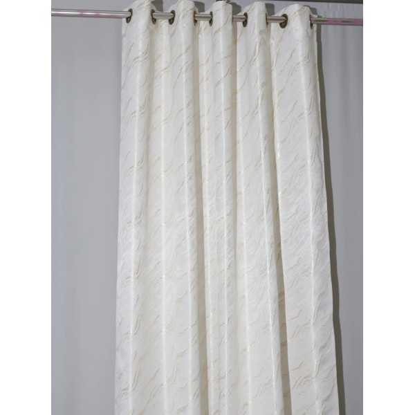 Zasłona kremowo złota marmurek 317 – Zasłony – zdjęcie 4