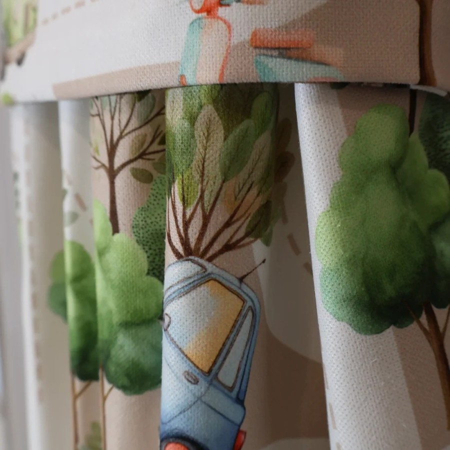 Zasłona dziecięca pojazdy traktory auta droga 321 – Zasłony – zdjęcie 6