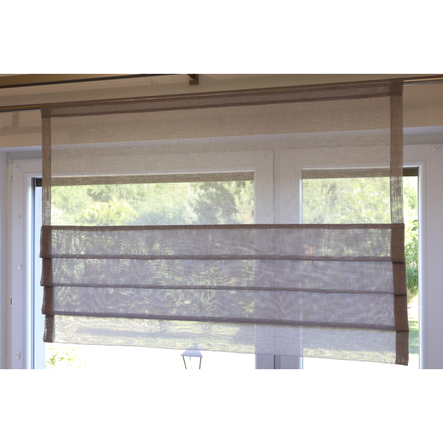 Firana panelowa naturalny wygląd szary 322 – Firany – zdjęcie 3