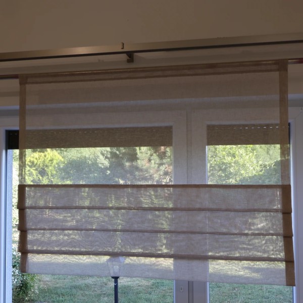 Firana panelowa naturalny wygląd beżowy 323 – Firany – zdjęcie 2