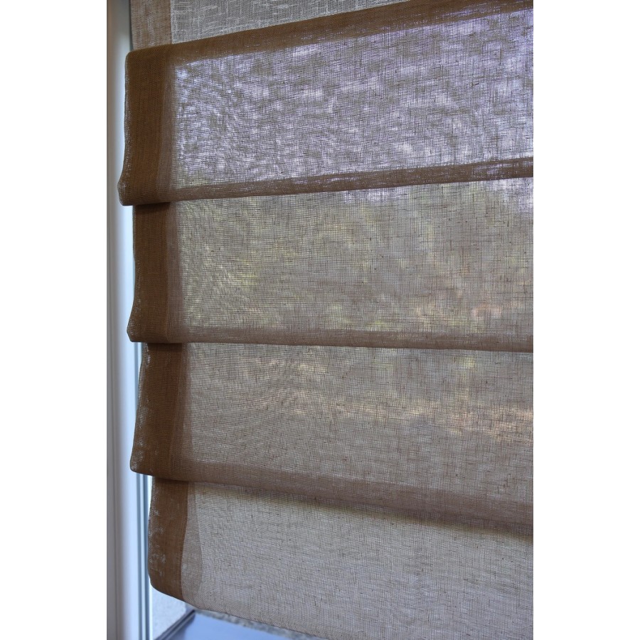 Firana panelowa naturalny wygląd beżowy 323 – Firany – zdjęcie 4