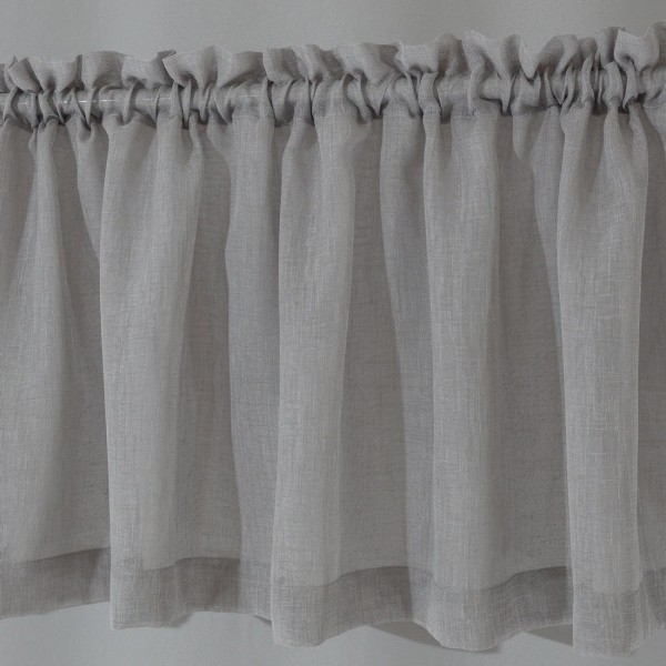 Firana zazdrostka do kuchni szara 324 – Do kuchni – zdjęcie 1