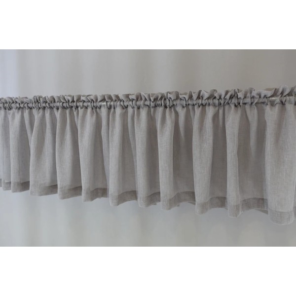 Firana zazdrostka do kuchni szara 324 – Do kuchni – zdjęcie 3