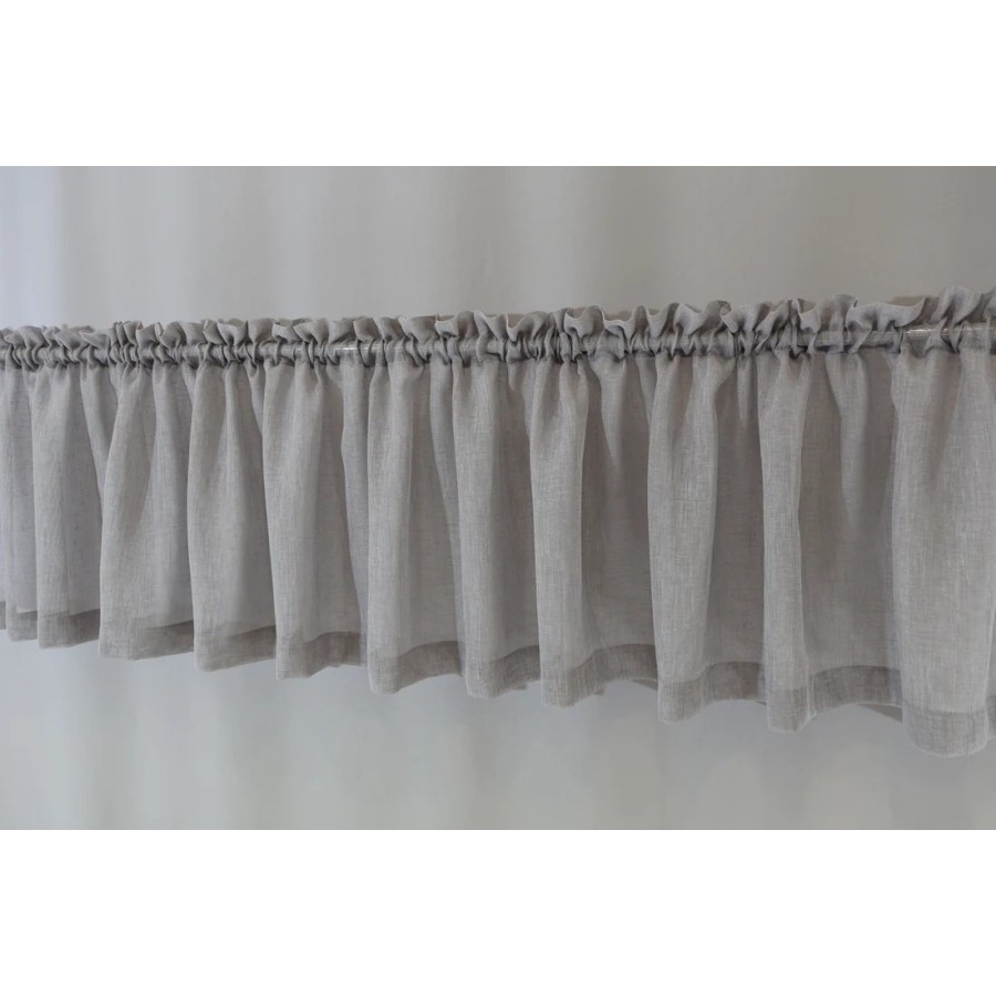 Firana zazdrostka do kuchni szara 324 – Do kuchni – zdjęcie 3