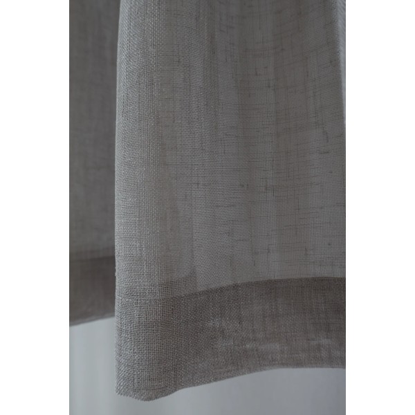 Firana zazdrostka do kuchni szara 324 – Do kuchni – zdjęcie 7