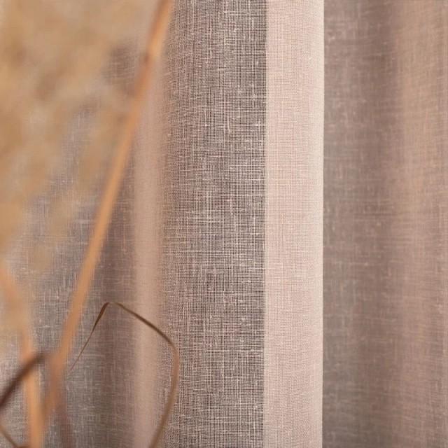 Tkanina firana w kolorze różowym 047 – Na metry – zdjęcie 2