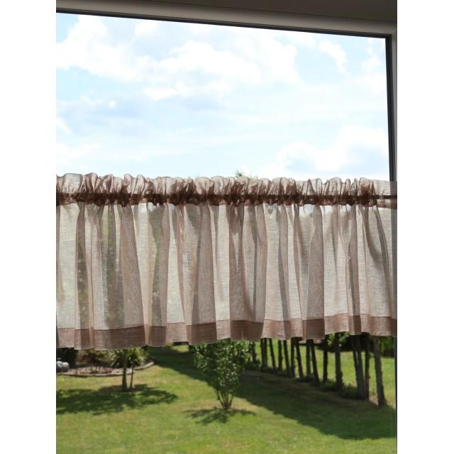 Firana zazdrostka do kuchni beżowa 069 – Do kuchni – zdjęcie 4