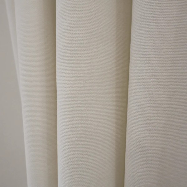 Zasłona kolor kremowy efekt zamszu 328 – Zasłony – zdjęcie 1