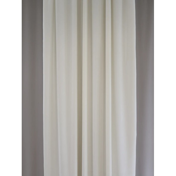 Zasłona kolor kremowy efekt zamszu 328 – Zasłony – zdjęcie 3