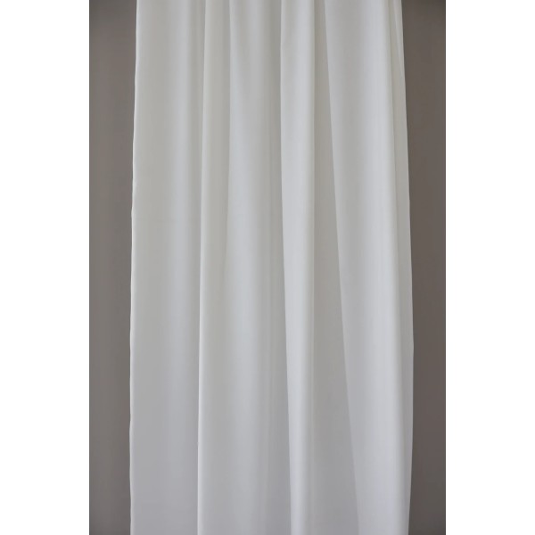 Zasłona kolor biały efekt zamszu 329 – Zasłony – zdjęcie 2