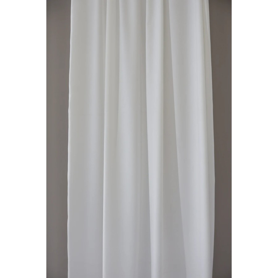 Zasłona kolor biały efekt zamszu 329 – Zasłony – zdjęcie 2