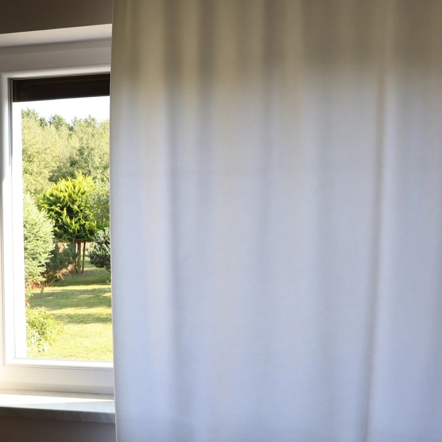Zasłona kolor biały efekt zamszu 329 – Zasłony – zdjęcie 5