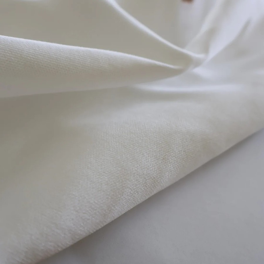 Zasłona kolor biały efekt zamszu 329 – Zasłony – zdjęcie 3