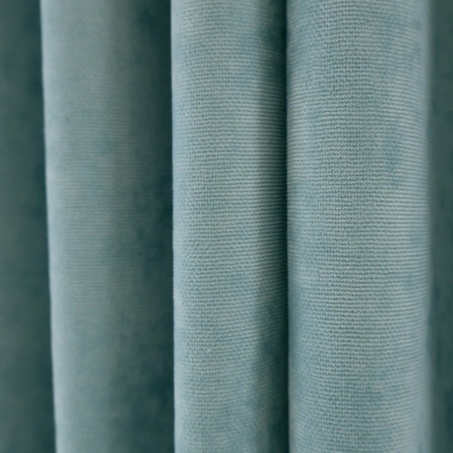 Zasłona kolor miętowy efekt zamszu 330 – Zasłony – zdjęcie 1