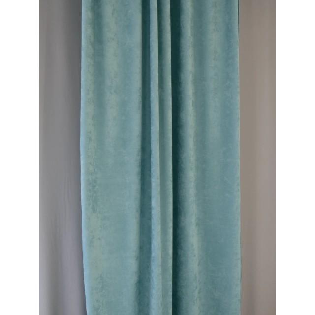 Zasłona kolor miętowy efekt zamszu 330 – Zasłony – zdjęcie 3