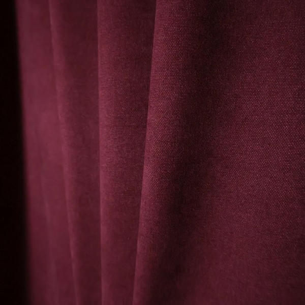 Zasłona kolor bordowy ciemny efekt zamszu 338 – Zasłony – zdjęcie 1