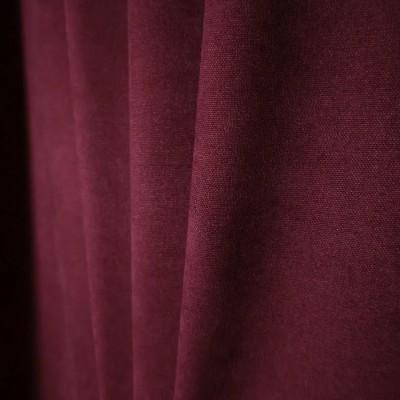 Zasłona kolor bordowy ciemny efekt zamszu 338 – Zasłony – zdjęcie 1