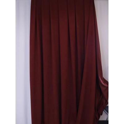 Zasłona kolor bordowy ciemny efekt zamszu 338 – Zasłony – zdjęcie 4