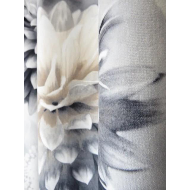 Zasłona gotowa kwiaty 3D efekt zamszu 050 – Zasłony – zdjęcie 5