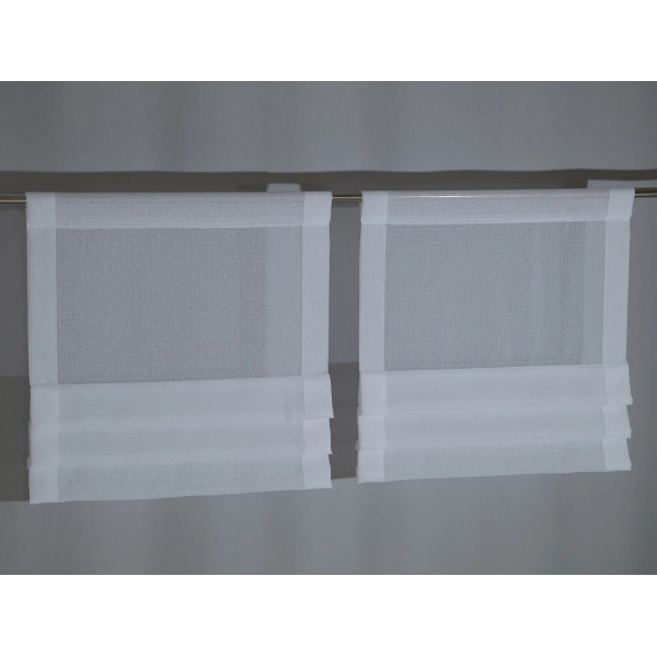 Firana z zakładkami zazdrostka do kuchni mini panel 130 – Do kuchni – zdjęcie 5