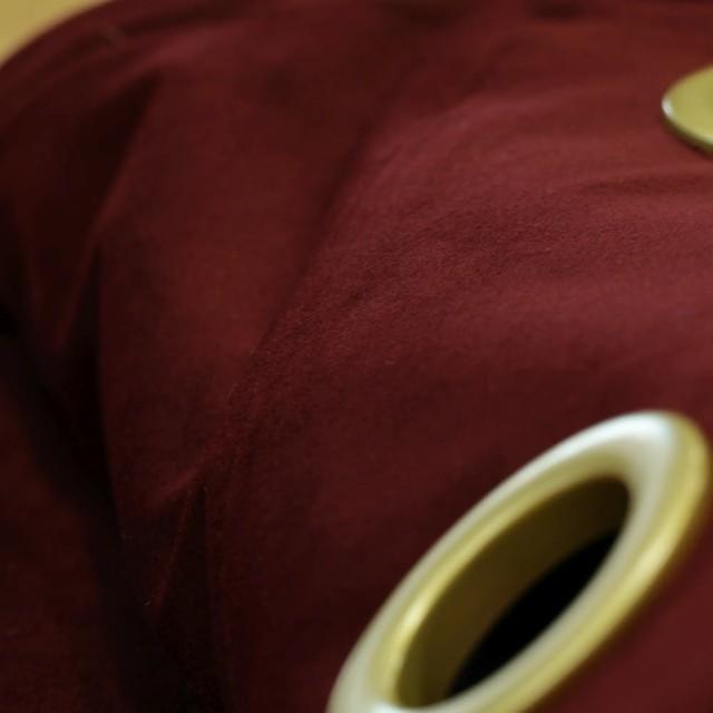 Elegancka bordowa zasłona velvet 344 – Zasłony – zdjęcie 2