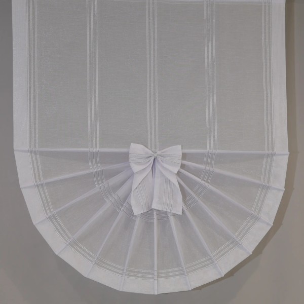 Firana panelowa wachlarz paski srebrne 023 – Firany – zdjęcie 1