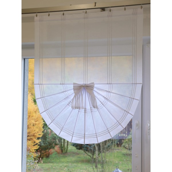 Firana panelowa wachlarz paski srebrne 023 – Firany – zdjęcie 6