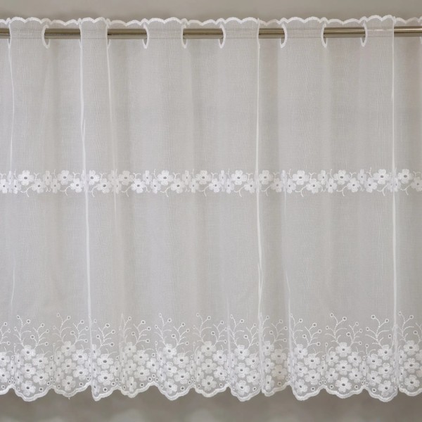 Firana zazdrostka do kuchni kwiatuszki 016 – Do kuchni – zdjęcie 1