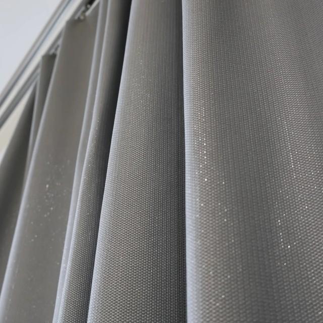 Szara zasłona z delikatnym połyskiem 347 – Zasłony – zdjęcie 5