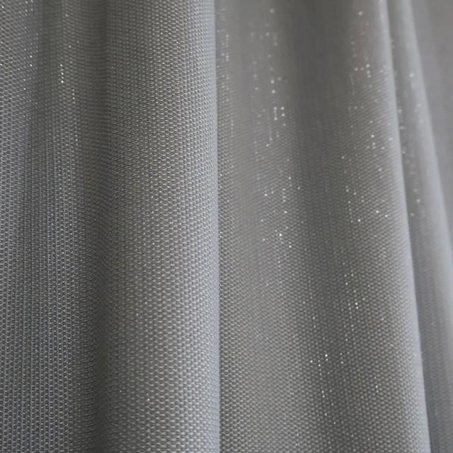 Szara zasłona z delikatnym połyskiem 347 – Zasłony – zdjęcie 1