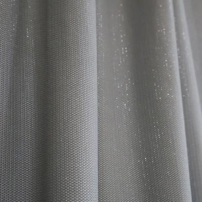 Szara zasłona z delikatnym połyskiem 347 – Zasłony – zdjęcie 1