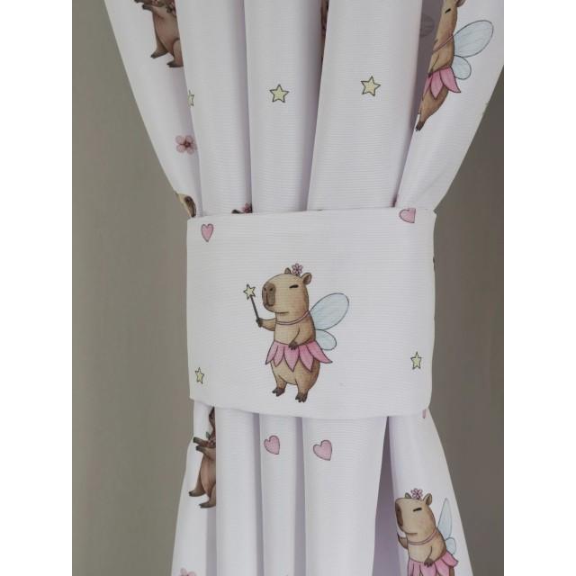 Zasłona do pokoju dziecka w kapibary 349 – Zasłony – zdjęcie 5