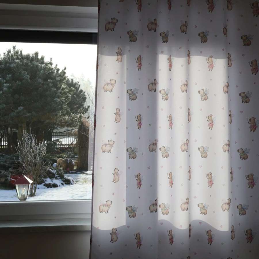 Zasłona do pokoju dziecka w kapibary 349 – Zasłony – zdjęcie 3
