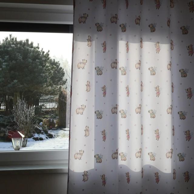 Zasłona do pokoju dziecka w kapibary 349 – Zasłony – zdjęcie 3