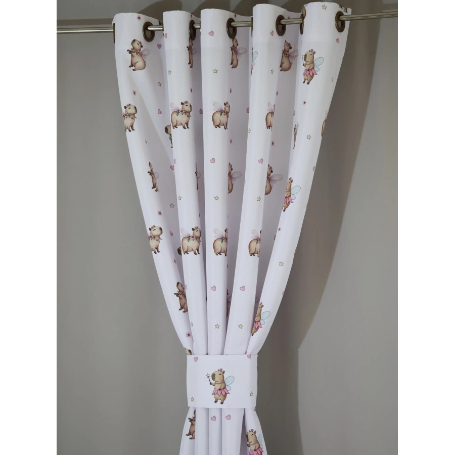 Zasłona do pokoju dziecka tkanina kapibary 349 – Zasłony – zdjęcie 2