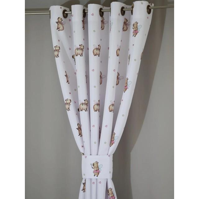 Zasłona do pokoju dziecka w kapibary 349 – Zasłony – zdjęcie 2