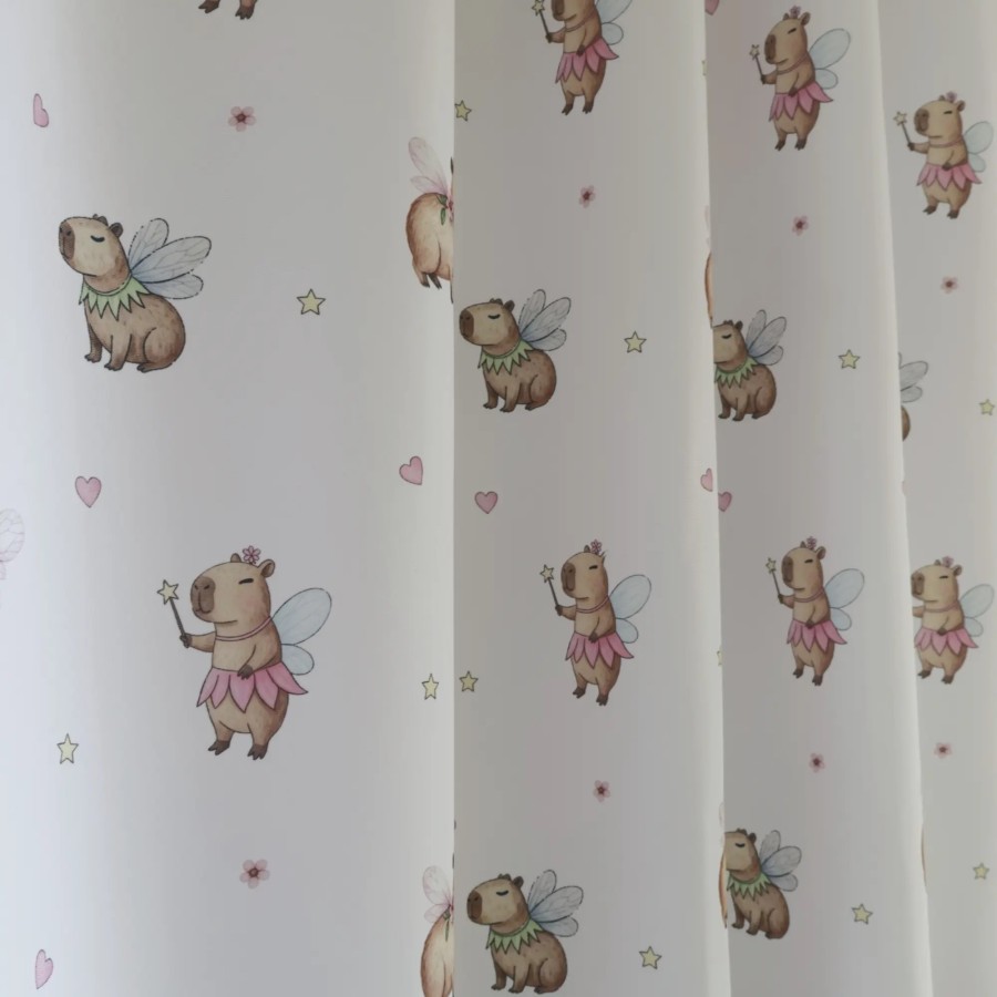 Zasłona do pokoju dziecka w kapibary 349 – Zasłony – zdjęcie 1