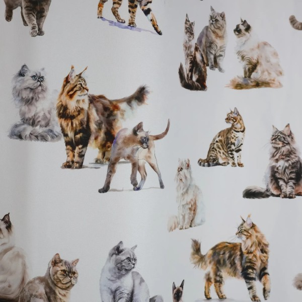 Zasłona zwierzęta wzór koty 350 – Zasłony – zdjęcie 1
