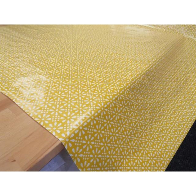 Cerata stołowa żółta wzór geometryczny 052 – Dodatki – zdjęcie 2