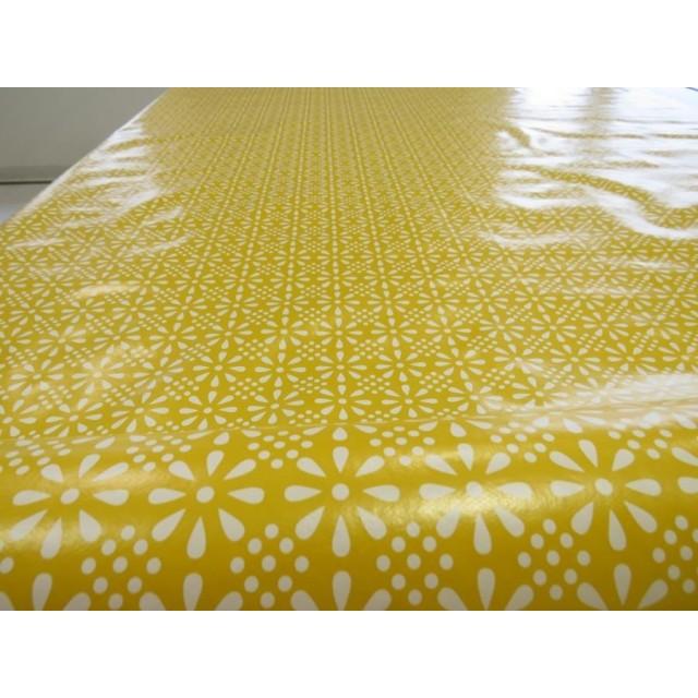 Cerata stołowa żółta wzór geometryczny 052 – Dodatki – zdjęcie 3