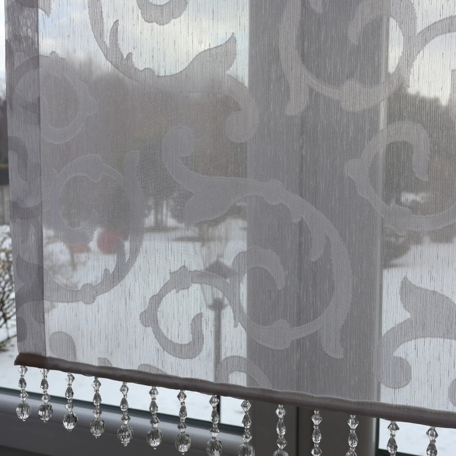 Firana panelowa z koralikami ESY FLORESY 356 – Firany – zdjęcie 2