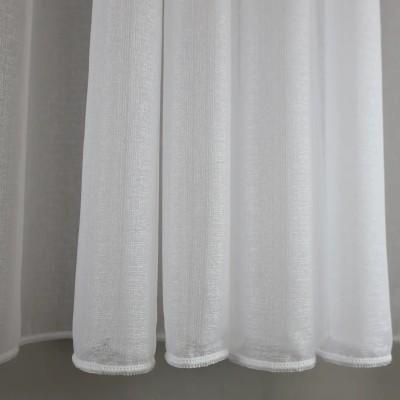 Elegancka, klasyczna firana z woalu sable z ołowianką 370 – Firany – zdjęcie 1