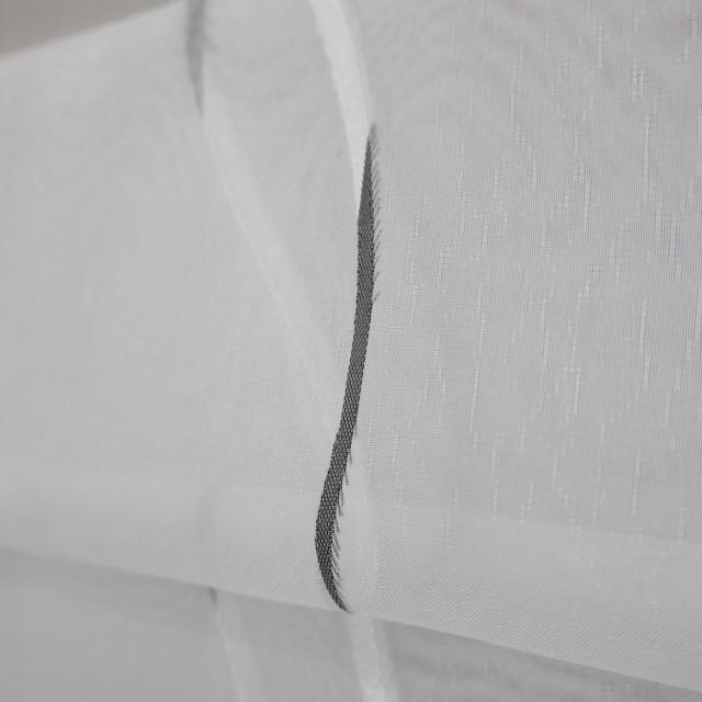 Firana panelowa biało-szara z koralikami 374 – Firany – zdjęcie 6