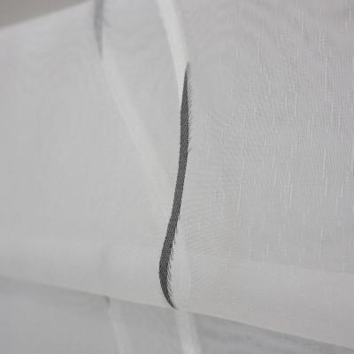 Firana panelowa biało-szara z koralikami 374 – Firany – zdjęcie 6