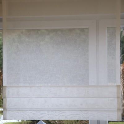 Firana panelowa w kolorze śmietankowym 381 – Firany – zdjęcie 4